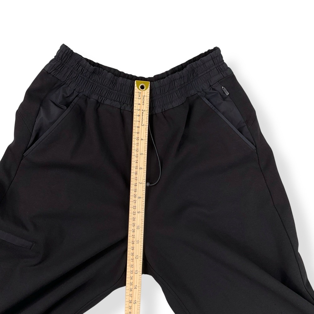 Athleta Pants Women Small Black Wide Leg Crop Jogger Triumph Hybrid Athleisure - Picture 11 of 15
